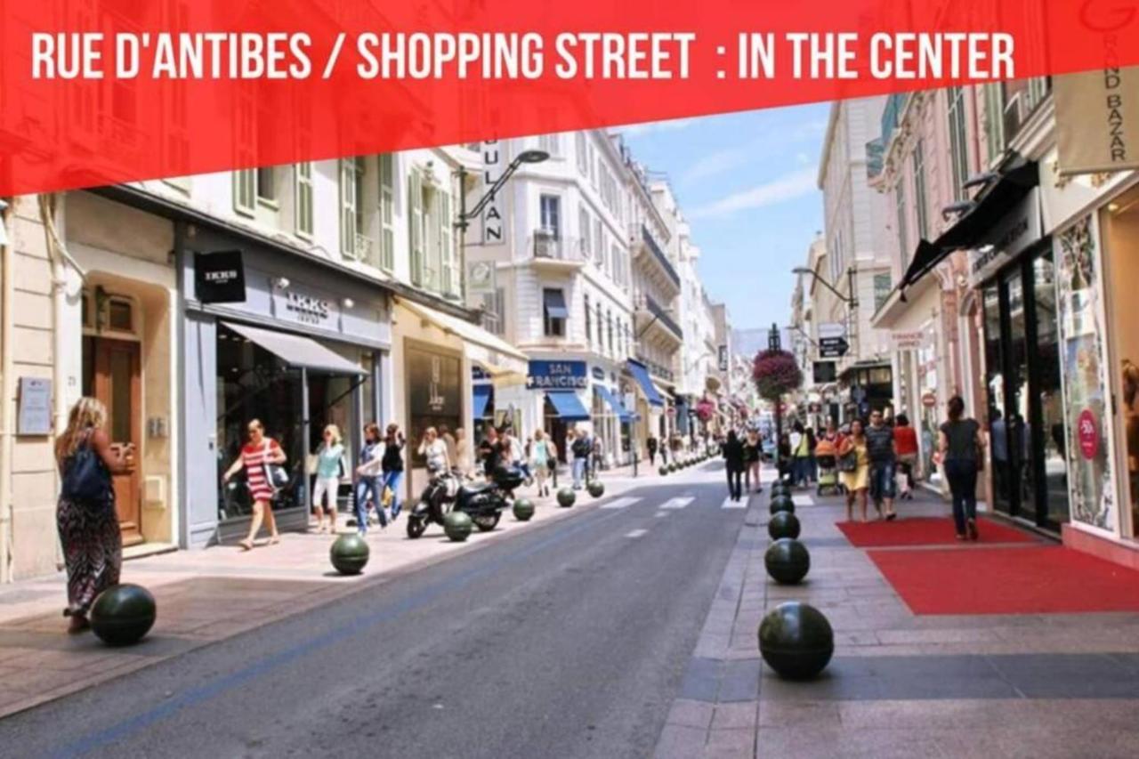 Cocoon Center - Rue D'Antibes - 200M Plage- Clim - Wifi - Unique カンヌ エクステリア 写真